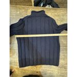 ALEX MILL JUMPER PULLOVER ROLLED Neck Blue Sweater Ribbed Size Large Mock Photo 6