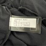 Ba&sh  ROBE FALONE maxi dress long sleeve glitter blue size XS 2 C7 Photo 5