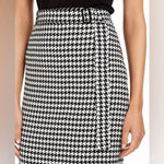 Calvin Klein FINAL PRICE  Belted Houndstooth Pencil Skirt Photo 2