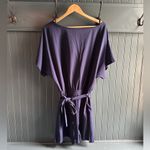 Women’s Navy Belted Romper Blue Size L Photo 1