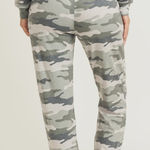 Aerie  Camo Cropped Pants - Green and Gray Photo 0