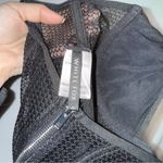 White Fox Boutique Enlighten Me Bustier Black Mesh Boned‎ Corset Top with Garter or Stocking Clips Photo 6