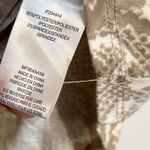 Absolutely Famous NWT Cinched Waist Taupe Animal Print Top - XL Photo 5