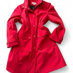 Michael Kors Heavyweight Trench Coat Red Size L Photo 0