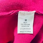 Elodie Soft Triple Ruffled Sleeve Sweater Top size M fushia Photo 9