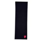 Brand New Aqua Kerri Rosenthal Women's OS Navy Blue Pink Heart Scarf Photo 3
