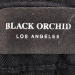 Black Orchid  Black Distressed Jean Shorts NWT Size 29 Cut-Off Black Denim Shorts Photo 5