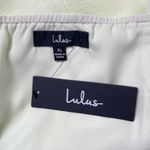 Lulus NWT ‎ Soiree Season Satin Halter Mini Dress In Light Green Size Extra Large Photo 8