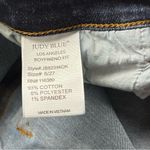Judy Blue  Boyfriend Fit Bleach Splash Blue Denim Jean Womens Size 5 / 27 Stretch Photo 2