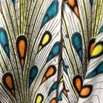 Step in style women’s peacock print Tunic Dress Colorful Patterned Midi Dress XL Blue Photo 9