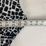 MiracleSuit size 10 medium Black white pattern one piece swim suit bathing slim Photo 4