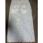 Universal Threads Universal Trends Thread Light Wash Denim Maxi Skirt Size 8 Photo 2