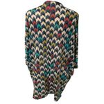 Painted Threads  Women’s Lightweight Multicolor Chevron Cardigan Size S Photo 2