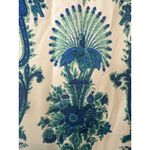 Cara Cara Aria Peacock Blue Print Long Sleeve Maxi Dress Size L Size L Photo 5