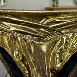 Venus  Shimmering Bronze Metallic Goddess Push-Up Halter Top and Havana Bottoms Photo 4