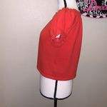 GU burnt orange popcorn stitch short sleeve crop top Photo 3