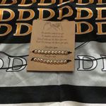 NWOT Pinky Promise Distance Matching Friendship Couple Bracelets for Women Black Photo 1