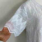 Ariat Western Embroidered Double Layer Undress White Size Medium Photo 3