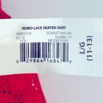 No Boundaries  White and Coral Lace Skater Skirts Size L (11-13) NWT Photo 8