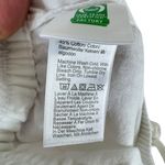 J.Crew White Elastic Waist Cuffed Cropped Lightweight Linen Cotton Pants Sz 12 Photo 6