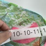 Lilly Pulitzer Dress Women Medium Pool Blue Citrus Pink Lemonade 3/4 Sleeve Mini Photo 5