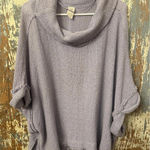 We The Free  Free People Lavender Sweater cowl neck Medium Photo 0