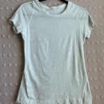 Lululemon  Let‎ Be Short Sleeve Tee Sz 8 Light Grey Heather Photo 0