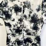 Raga  Small Black White Midi Dress Tie dye Splatter Hip Hop Urban Business casual Photo 2