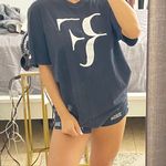 Nike RF Black V Neck Shirt Photo 0