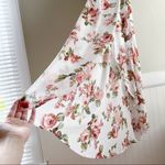 Show Me Your Mumu Rosie Posie Marianne Wrap Maxi Dress in Pink & White, Size XS Photo 11