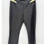 Nike Vintage  Women Mid Rise Gray Flare Yoga Capris Y2K Cropped Gym Workout Photo 8