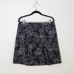 Rip Skirt Black and Gray Floral Print Mini Skirt with Wrap Styling Size Medium Photo 3