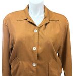 Vintage Melrose Silk Studio Brown Jacket Size L Size L Photo 1