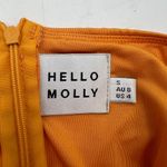 Hello Molly  Shine For Us Orange Stretch Mini Dress Photo 2