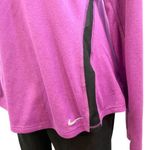 Nike 𝅺 Dri Fit fuchsia purple black mesh shirt Photo 2
