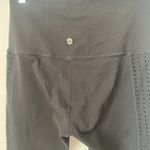 prAna  Yoga Legging Size S Black Mid Rise Side Mesh/holes Design Photo 6