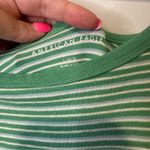 American Eagle NWT  green striped knit cami dress size large Photo 1