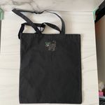 Handmade Vintage Halloween Witchy Boo and Black Cat Tote Bag Photo 3