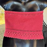 American Eagle   Cropped Crochet Tube Top Size Large Photo 1