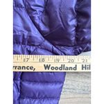 Athleta  Women's Downalicious Purple Goose Down Lightweight Puffer Jacket Coat Photo 9