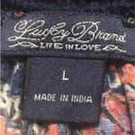 Lucky Brand  Sleeveless Floral print Tank Size L Photo 6