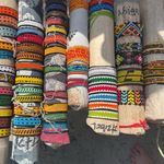 Yellow and Black Beaded Bracelet Bundle Handmade in Panama Photo 5