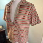 ZARA  Women's 70s Retro Style Cropped Pullover Knit V-Neck Collared Sweater Top M Photo 3