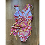 Pink Lily Women’s Bathing Suit Tropic Like Hot One Piece Swimsuit Size L NEW Photo 9