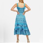 Ramy Brook Sia Printed Midi Dress Medium Photo 15