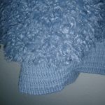 Wild Fable  L Y2K Blue Heaven Shag Teddy Bear Zip Front Satin Lined Jacket Photo 5