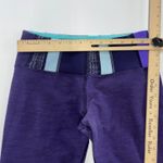 Lululemon  Leggings Womens 6 Purple Dense Slub Denim Wunder Under Crop‎ Photo 8