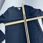 J. Jill Sweater Womens Small Petite Navy Blue Crewneck Pullover Knit Side‎ Slit Size undefined Photo 5