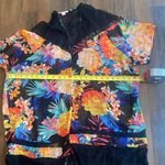 Candie's  Black and White Floral Shrugs kimono Photo 10