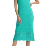 525 America New Crochet Tank Dress Cyan Size Small Women’s Teal Photo 1